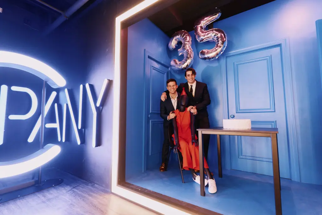 Etai-Benson-and-Bobby-Conte-in-the-Company-exhibit-scaled.webp